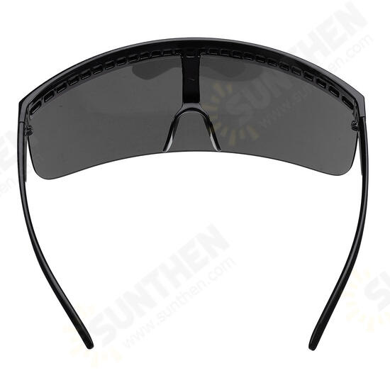 Polarized Lens Mask Sun Glasses Futuristic Costume Party Eyes Mirrored Frame 5 Color