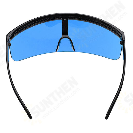 Polarized Lens Mask Sun Glasses Futuristic Costume Party Eyes Mirrored Frame 5 Color