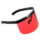 Polarized Lens Mask Sun Glasses Futuristic Costume Party Eyes Mirrored Frame 5 Color