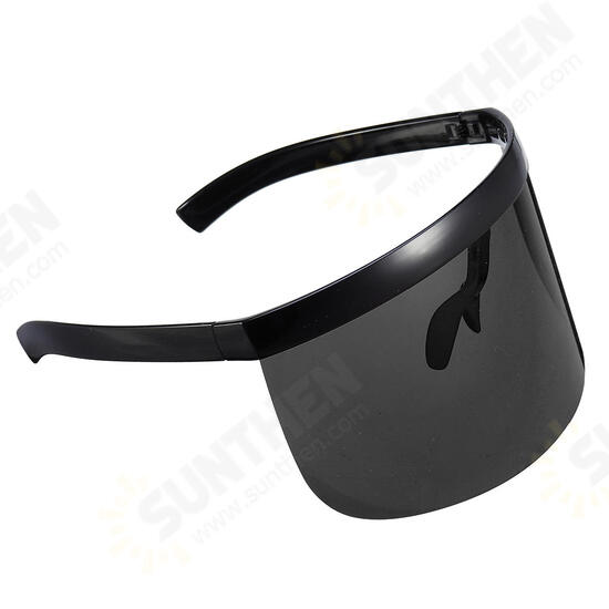 Polarized Lens Mask Sun Glasses Futuristic Costume Party Eyes Mirrored Frame 5 Color