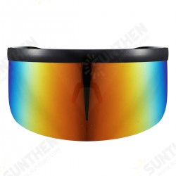 Polarized Lens Mask Sun Glasses Futuristic Costume Party Eyes Mirrored Frame 5 Color Polarized Lens Mask Sun Glasses Futuristic Costume Party Eyes Mirrored Frame 5 Color