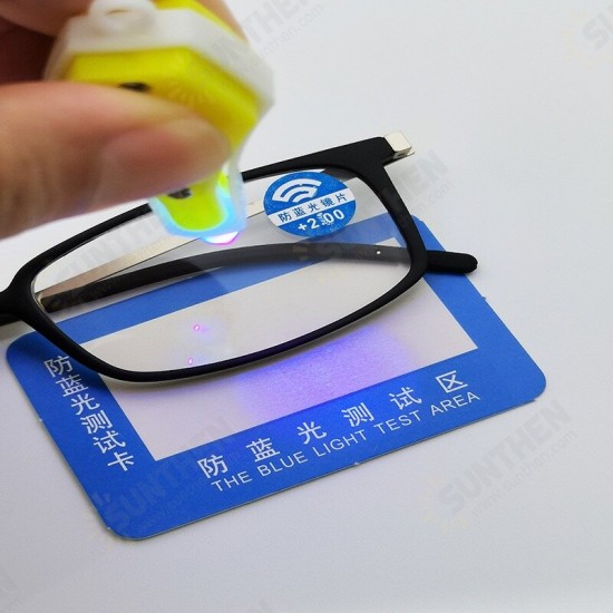 Portable TR90 Anti-Bluelight Presbyopic Reading Glasses+Case Ultra-thin Paper High-definition Resin Bookmark Glasses for Men & Women