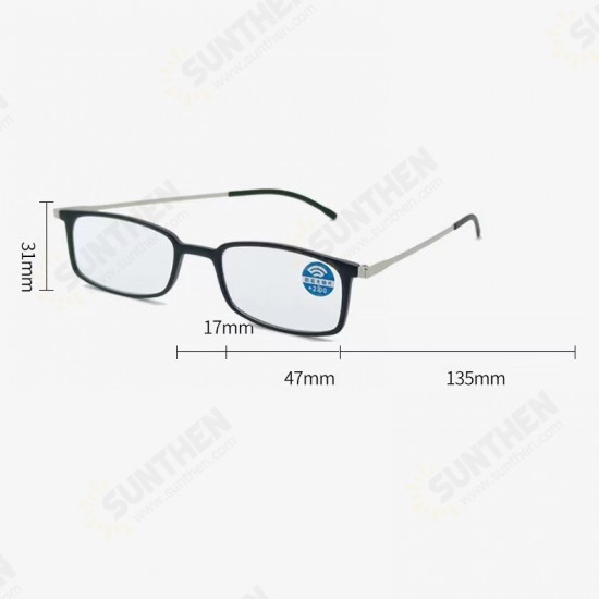 Portable TR90 Anti-Bluelight Presbyopic Reading Glasses+Case Ultra-thin Paper High-definition Resin Bookmark Glasses for Men & Women Portable TR90 Anti-Bluelight Presbyopic Reading Glasses+Case Ultra-thin Paper High-definition Resin Bookmark Glasses for Men & Women