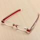 Red 360 Degree Rotation Rotating Folding Presbyopic Reading Glasses Strength 1.0 1.5 2.0 2.5 3.0 3.5