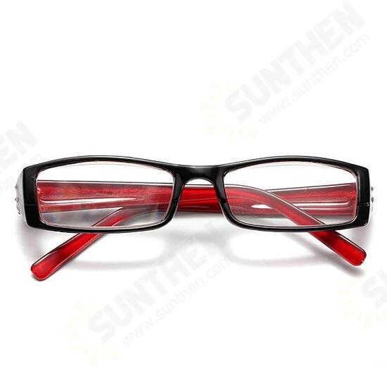 Red Female Diamond Flower Frame Presbyopic Reading Glasses Eyeglasseess 1.0 1.5 2.0 2.5 3.0 3.5 4.0