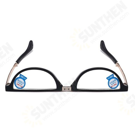 Resin Film Anti-blue Reading Glasses Shell-shaped Folding Presbyopic Glasses with Storage Case Resin Film Anti-blue Reading Glasses Shell-shaped Folding Presbyopic Glasses with Storage Case