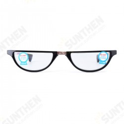 Resin Film Anti-blue Reading Glasses Shell-shaped Folding Presbyopic Glasses with Storage Case Resin Film Anti-blue Reading Glasses Shell-shaped Folding Presbyopic Glasses with Storage Case