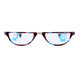 Resin Film Anti-blue Reading Glasses Shell-shaped Folding Presbyopic Glasses with Storage Case