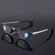 Resin Film Anti-blue Reading Glasses Shell-shaped Folding Presbyopic Glasses with Storage Case Resin Film Anti-blue Reading Glasses Shell-shaped Folding Presbyopic Glasses with Storage Case