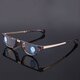 Resin Film Anti-blue Reading Glasses Shell-shaped Folding Presbyopic Glasses with Storage Case