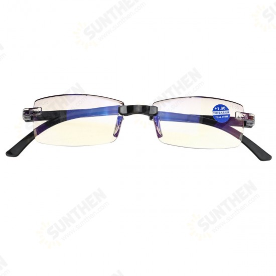 TR90 Anti-blue Reading Glasses Fashion Ultra Light Unisex Box Anti-fatigue Old Glasses Comfortable Folding Reading Glasses