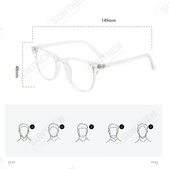 Transparent Finished Myopia Glasses Men Women Black Eyeglasses Prescription Shortsighted Eyewear