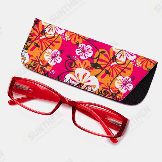 Women Men Unisex Multi-colored Retro Square Frame Reading Glasses