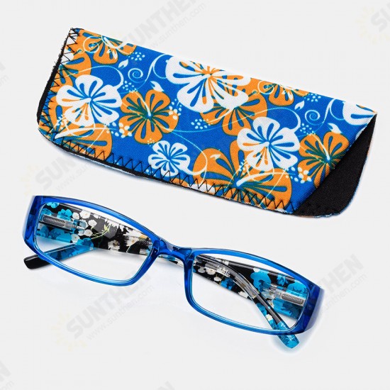 Women Men Unisex Multi-colored Retro Square Frame Reading Glasses