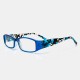 Women Men Unisex Multi-colored Retro Square Frame Reading Glasses