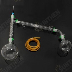 1000mL 24/29 Glass Vacuum Distillation Extraction Distilling Apparatus Kit Lab Glassware Set 1000mL 24/29 Glass Vacuum Distillation Extraction Distilling Apparatus Kit Lab Glassware Set