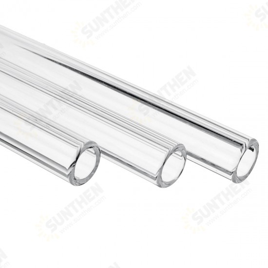 10Pcs 150mm OD 10mm 2.2mm Thick Wall Borosilicate Glass Blowing Tube