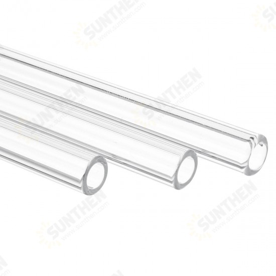 10Pcs 150mm OD 11mm 2.2mm Thick Wall Borosilicate Glass Blowing Tube