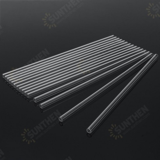 10Pcs 150mm OD 11mm 2.2mm Thick Wall Borosilicate Glass Blowing Tube