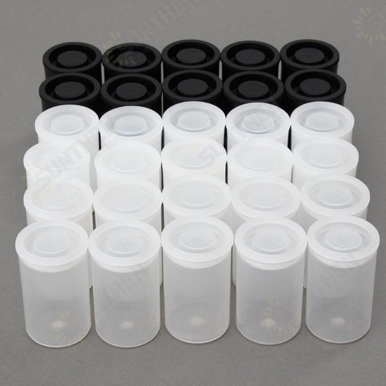 10Pcs Empty Plastic Can Paint Box Film Container Sample Cream Balm Jar Mini Cosmetic Storage Bottles Containers Pot Nail Arts 32x54mm