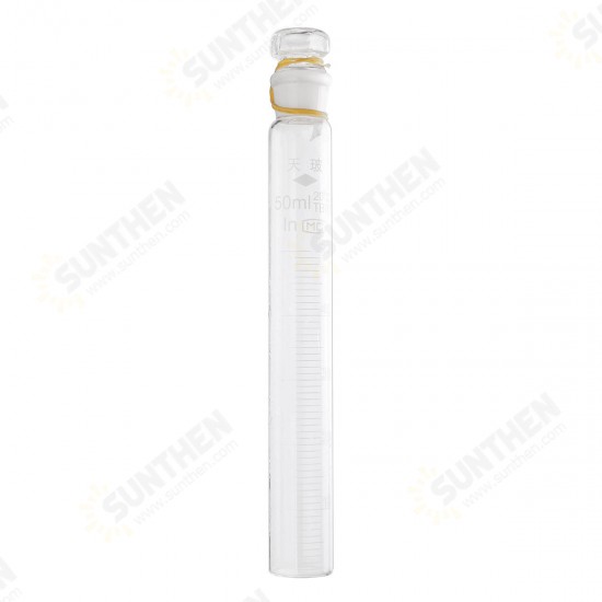 12 Pcs 10/25/50/100ml Full Scale Glass Colorimetric Tube Pipette Lab Glassware Kit