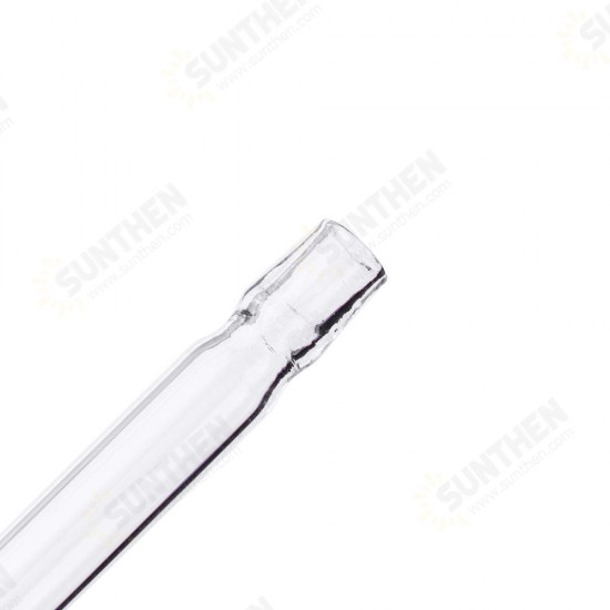 1/2/3/5/10ml Glass Short Pipette With Scale And Bubble Lab Glassware Kit