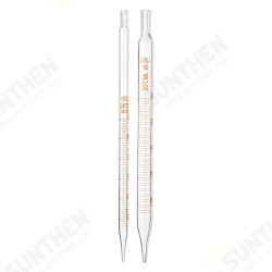 1/2/3/5/10ml Glass Short Pipette With Scale Lab Glassware Kit 1/2/3/5/10ml Glass Short Pipette With Scale Lab Glassware Kit