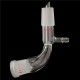 24/29 Glass Bend Connector Tube Vacuum Distillation Take Off Adapter 24/29 Glass Bend Connector Tube Vacuum Distillation Take Off Adapter