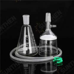 500mL 24/29 Joint Suction Filtration Equipment Glass Buchner Funnel Conical Flask Filter Kit 500mL 24/29 Joint Suction Filtration Equipment Glass Buchner Funnel Conical Flask Filter Kit