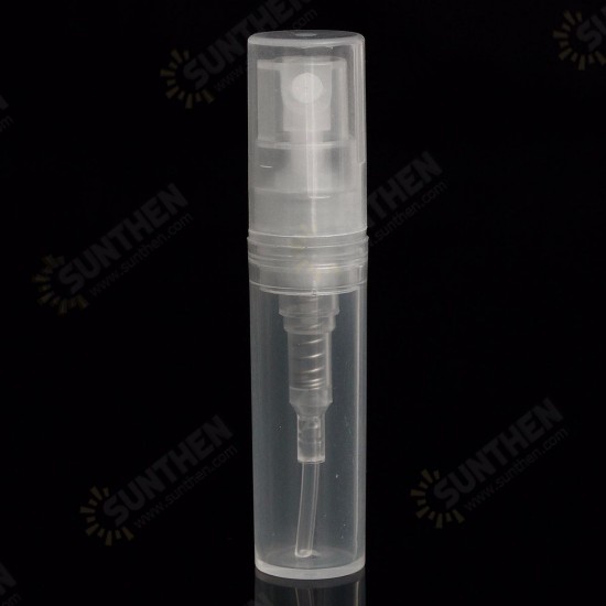 50Pcs 2ml Empty Clear Travel Spray Bottles Transparent Plastic Perfume Atomizer