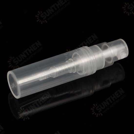 50Pcs 2ml Empty Clear Travel Spray Bottles Transparent Plastic Perfume Atomizer