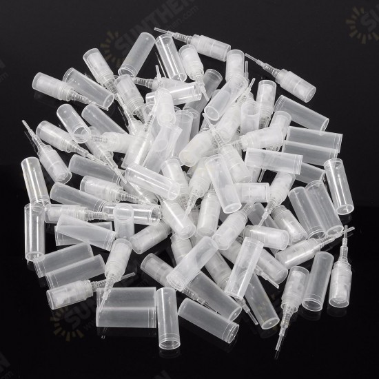 50Pcs 2ml Empty Clear Travel Spray Bottles Transparent Plastic Perfume Atomizer