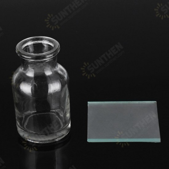 60/125/250/500ml Transparent Glass Gas Cylinder Junior High School Chemical Experiment