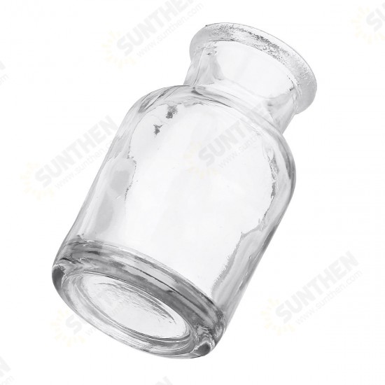 60/125/250/500ml Transparent Glass Gas Cylinder Junior High School Chemical Experiment