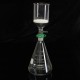 Glass Vaccum Suction Filter Filtration Kit 250ml Buchner Funnel 1000mL Conical Flask