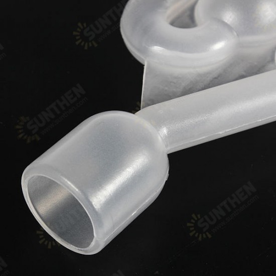 S-Shape Air Lock Grommet Home Brew Beer Fermentation Wine Making S-Shape Air Lock Grommet Home Brew Beer Fermentation Wine Making
