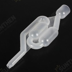 S-Shape Air Lock Grommet Home Brew Beer Fermentation Wine Making S-Shape Air Lock Grommet Home Brew Beer Fermentation Wine Making