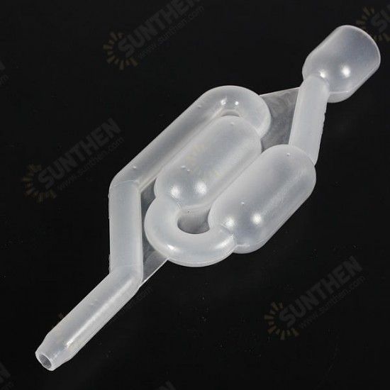 S-Shape Air Lock Grommet Home Brew Beer Fermentation Wine Making S-Shape Air Lock Grommet Home Brew Beer Fermentation Wine Making