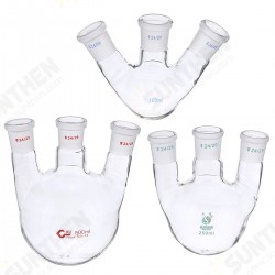 100ml 250ml 500ml Glass 24/29 Three Neck Round Bottoom Boiling Flask 3-Neck Laboratory Glassware 100ml 250ml 500ml Glass 24/29 Three Neck Round Bottoom Boiling Flask 3-Neck Laboratory Glassware