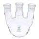 100ml 250ml 500ml Glass 24/29 Three Neck Round Bottoom Boiling Flask 3-Neck Laboratory Glassware