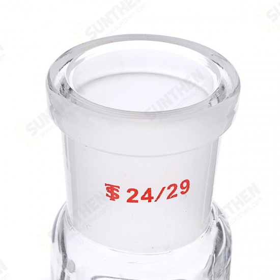 100ml 250ml 500ml Glass 24/29 Three Neck Round Bottoom Boiling Flask 3-Neck Laboratory Glassware