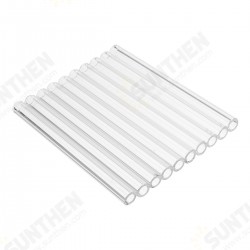 10Pcs 100mm OD 8mm 1.5mm Thick Wall Borosilicate Glass Blowing Tube 10Pcs 100mm OD 8mm 1.5mm Thick Wall Borosilicate Glass Blowing Tube