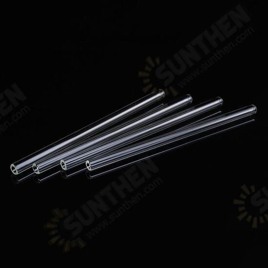 10Pcs 150x10x1.5mm Length 150mm OD 10mm 1.5mm Thick Wall Borosilicate Glass Blowing Tube Lab Factory School Home Tubes