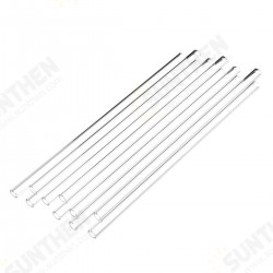 10Pcs 200x7x2mm Length 200mm OD 7mm 2mm Thick Wall Borosilicate Glass Blowing Tube Lab Factory School Home Tubes 10Pcs 200x7x2mm Length 200mm OD 7mm 2mm Thick Wall Borosilicate Glass Blowing Tube Lab Factory School Home Tubes
