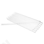 10Pcs 250mm OD 7mm 1mm Thick Wall Borosilicate Glass Blowing Lab Tube