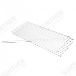10Pcs 250mm OD 7mm 2mm Thick Wall Borosilicate Glass Blowing Lab Tube 10Pcs 250mm OD 7mm 2mm Thick Wall Borosilicate Glass Blowing Lab Tube