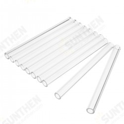 10Pcs Length 150mm OD 10mm 1mm Thick Wall Borosilicate Glass Blowing Tube Lab Tubes 10Pcs Length 150mm OD 10mm 1mm Thick Wall Borosilicate Glass Blowing Tube Lab Tubes