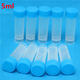 10pcs Graduated Plastic Cryovial Cryogenic Vial Test Tube Self Standing With Cap 1.5/5/10mL