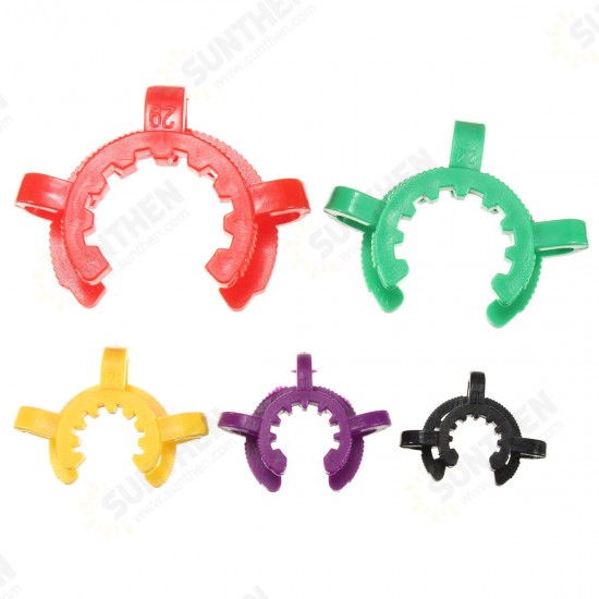 10pcs Laboratory Lab Plastic Clamp Tongs Clip For 1621 1822 1318 Glass Ground Joint