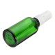 15/30/50ml Mini Green Spray Bottle Sprayer Refillable Container w/ Drop & Spray for Aromatherapy Perfume Essential Oi Travel